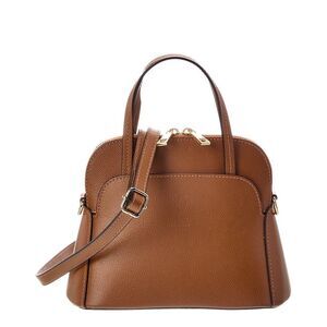 Italian Leather Serena Leather Top Handle Bag